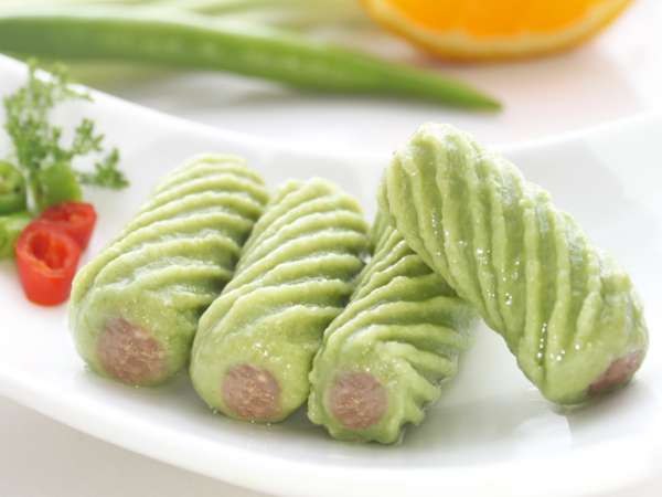 菜汁魚(yú)味卷